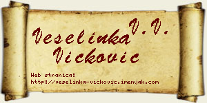 Veselinka Vicković vizit kartica